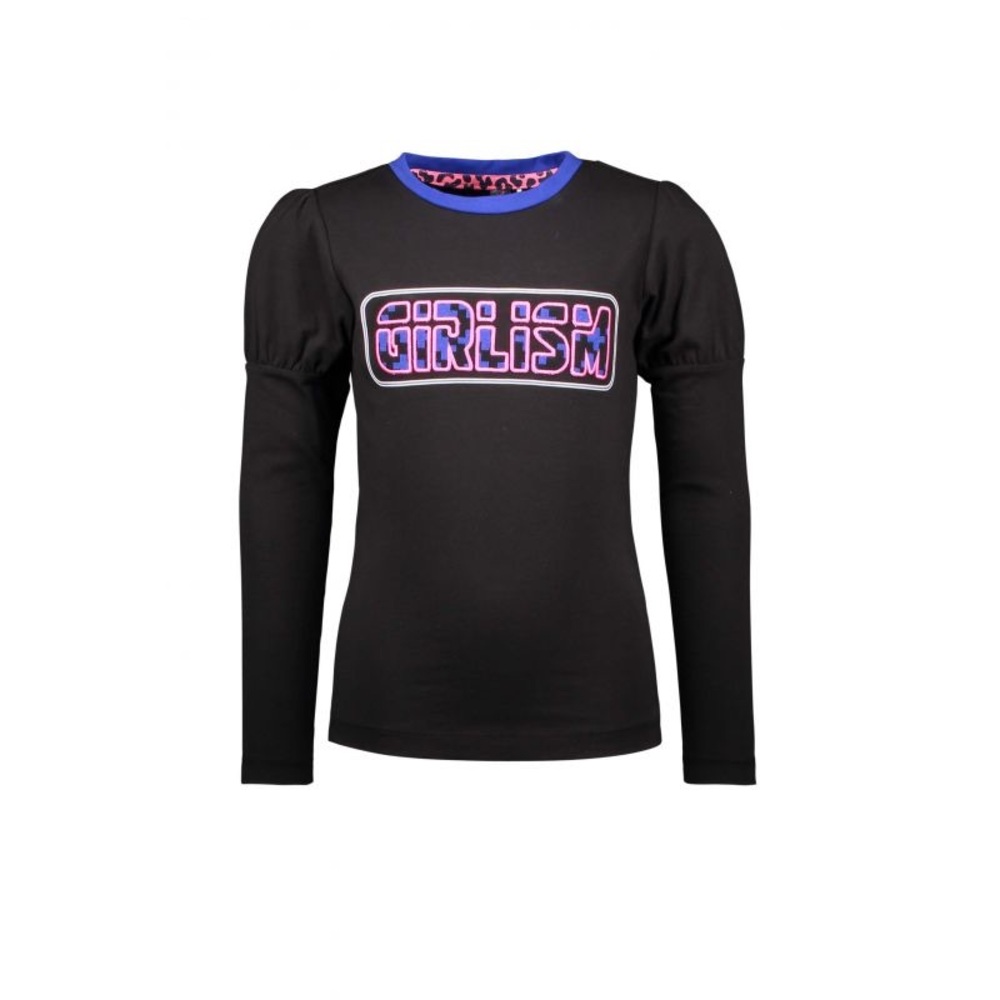 Stylish Kids Long Sleeve Shirt with Pink and Blue Accents